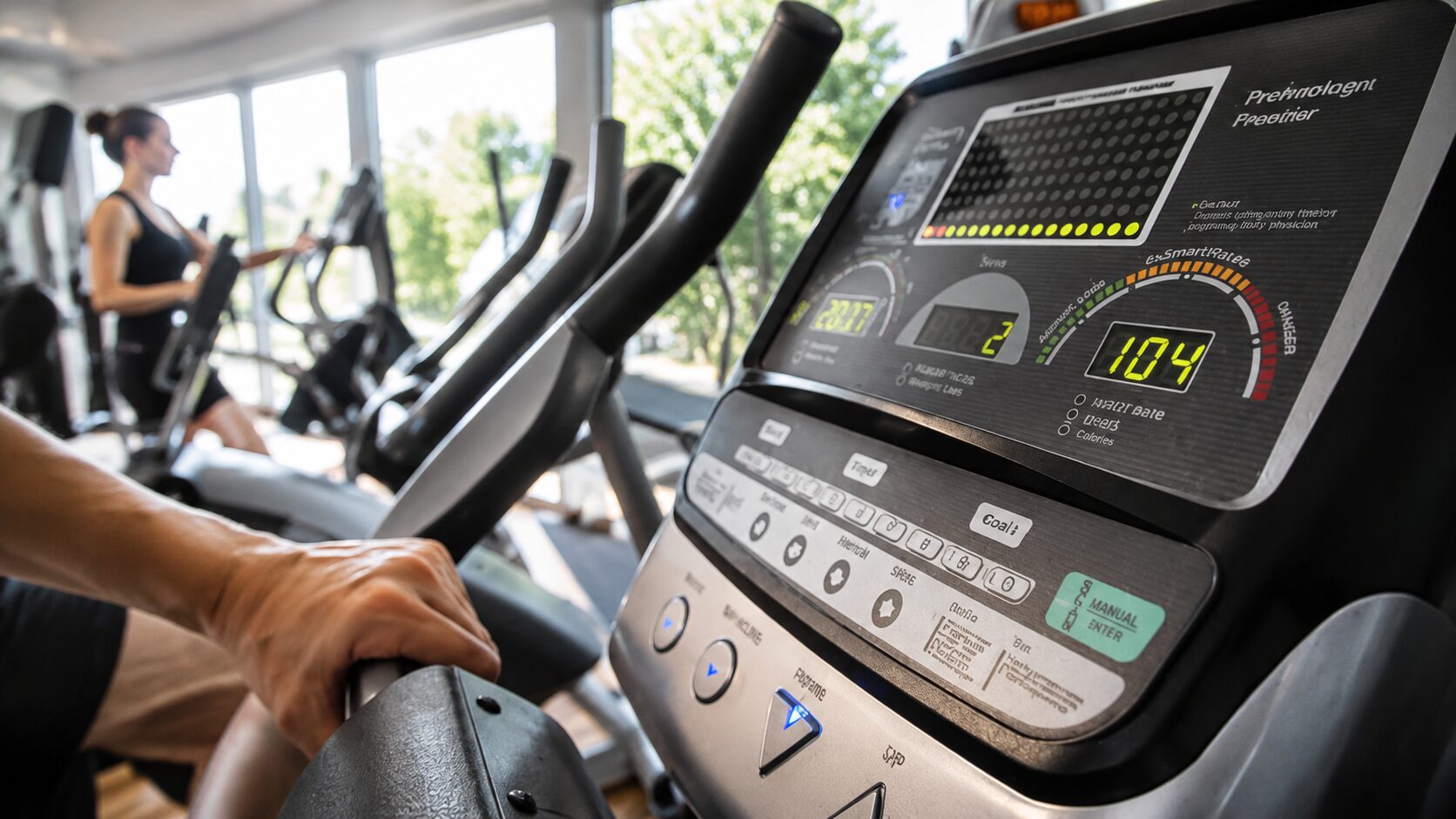 Cardiobereich mit Crosstrainern bei Body & Care Hermannsburg