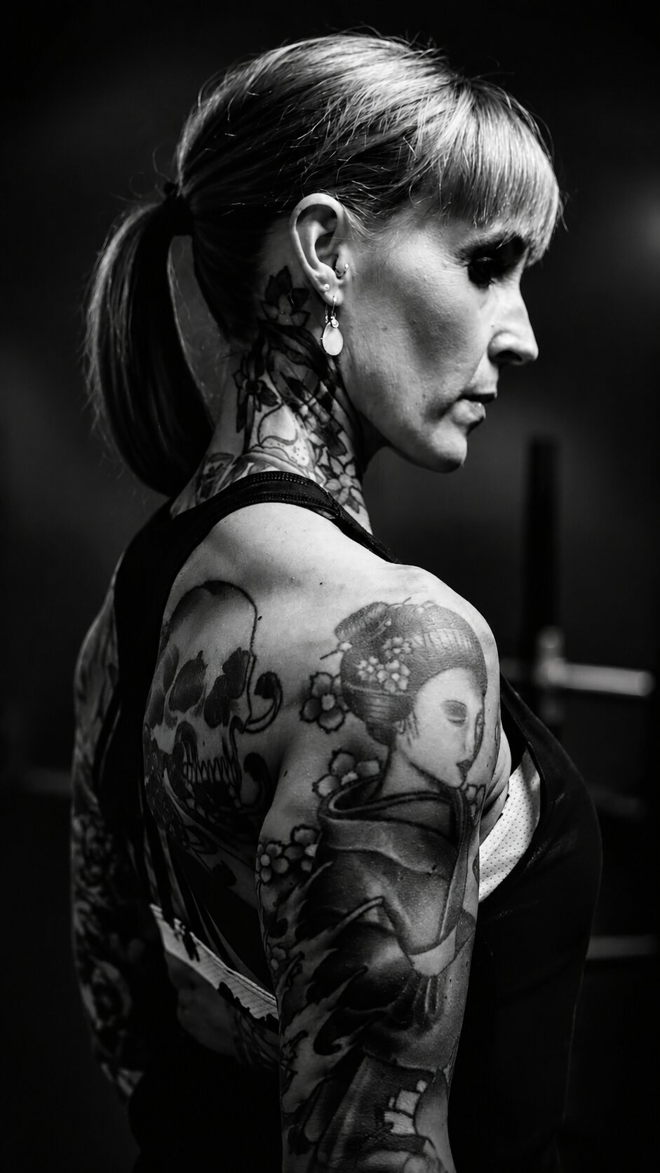 Melanie Lauff im Studio